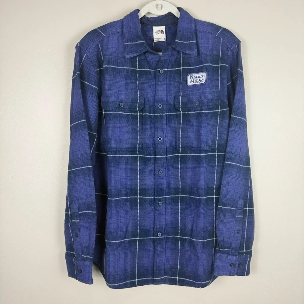 The North Face Navy Checkered Men's Shirt